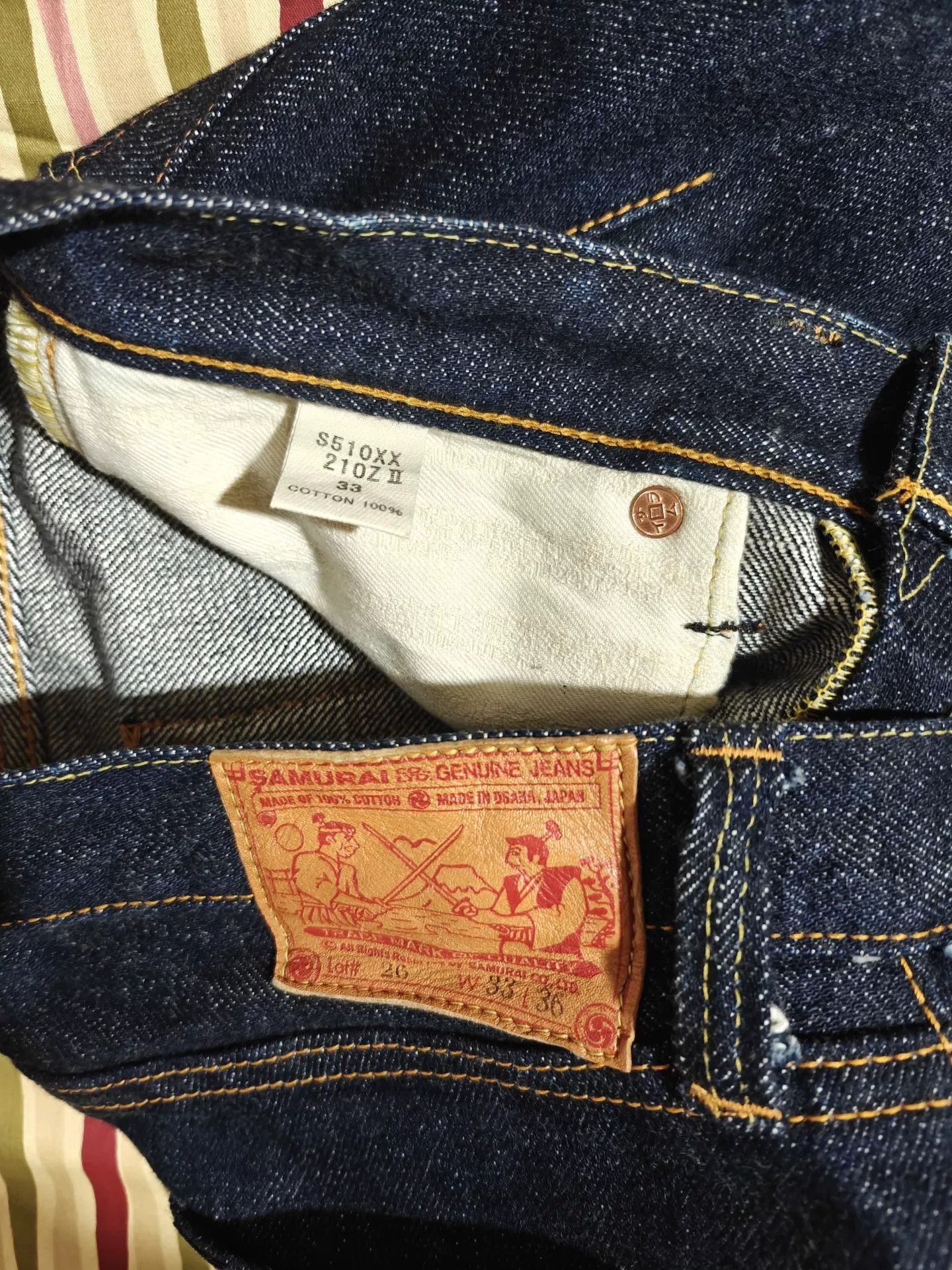 Samurai Jeans SAMURAI S510XX 21oz Jeans Size US 33 - 8 Thumbnail