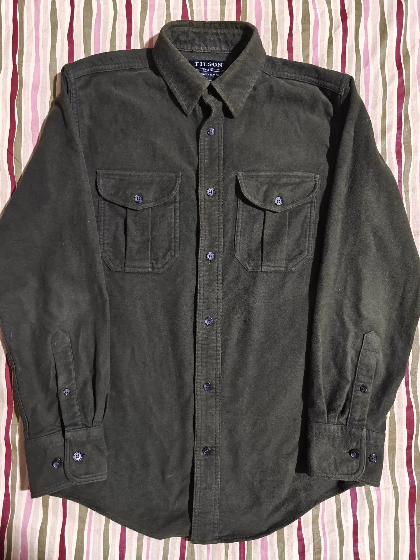 Filson Filson Windproof Moleskin Work Shirt Size US XS / EU 42 / 0 - 3 Thumbnail