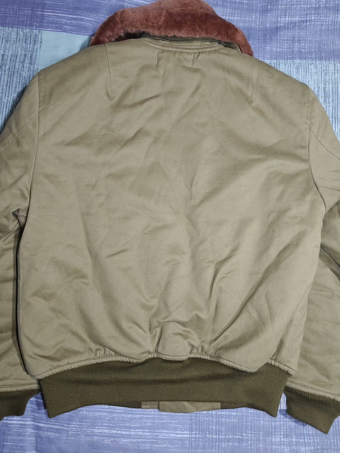 Vintage BOB DONG Replicated B-15A Military Flight Jacket Size US XXS / EU 40 - 4 Thumbnail