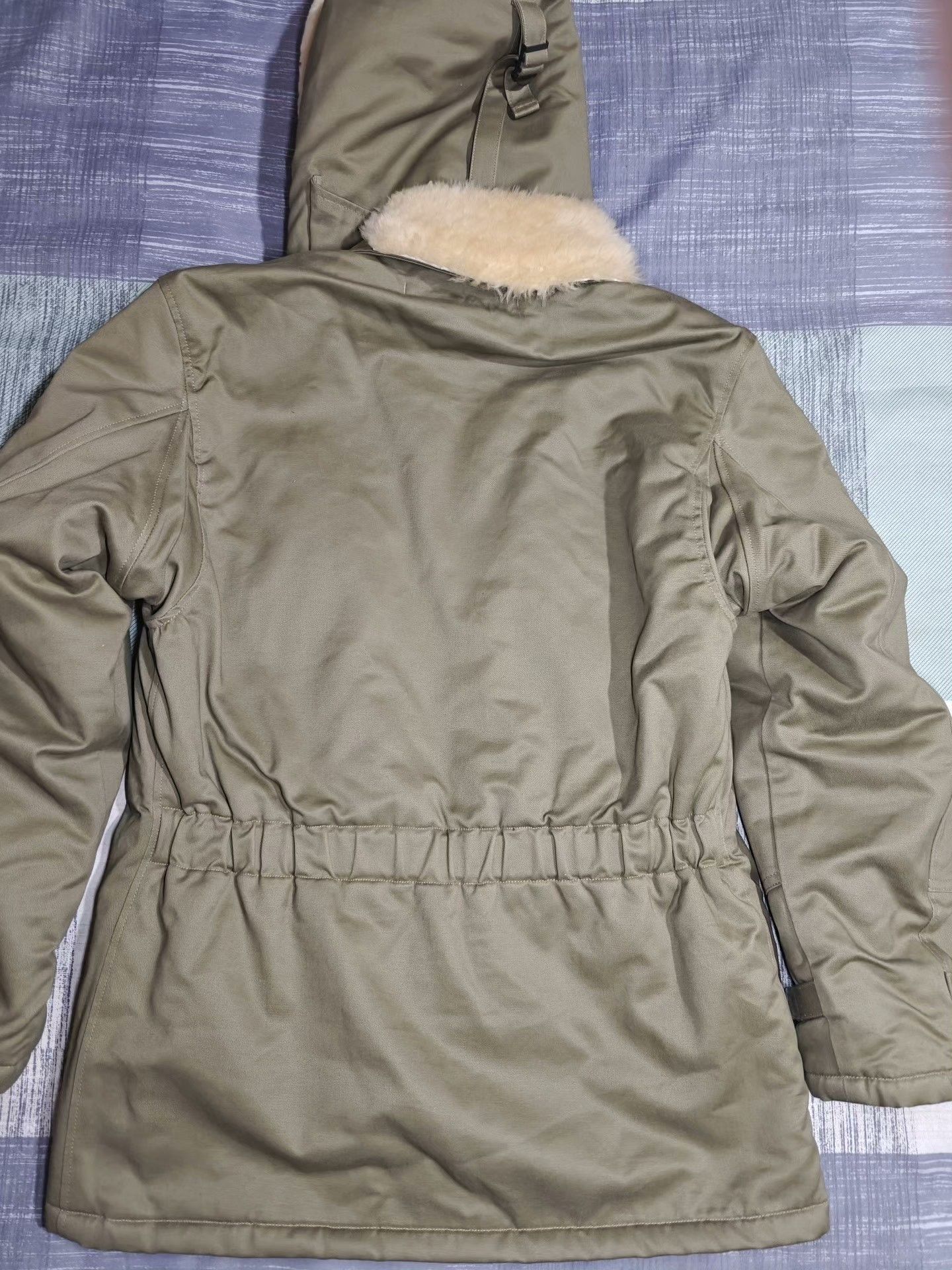 Universal Works Hooded Fur-Lined Cotton Flight Jacket Size US XXS / EU 40 - 3 Thumbnail
