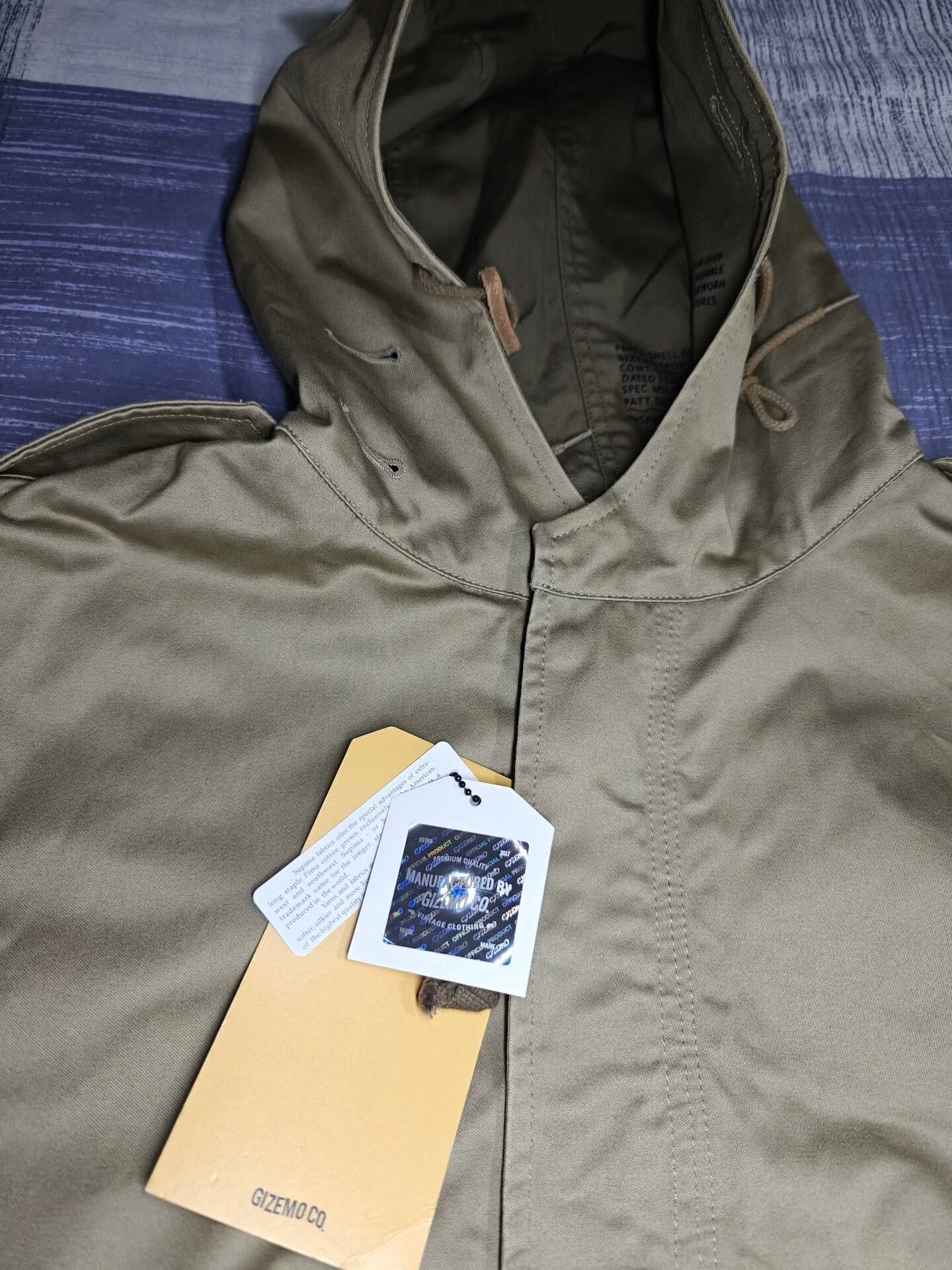 Gimo's GIZEMO Khaki M51 Parka Trench Coat Size US XXS / EU 40 - 5 Thumbnail