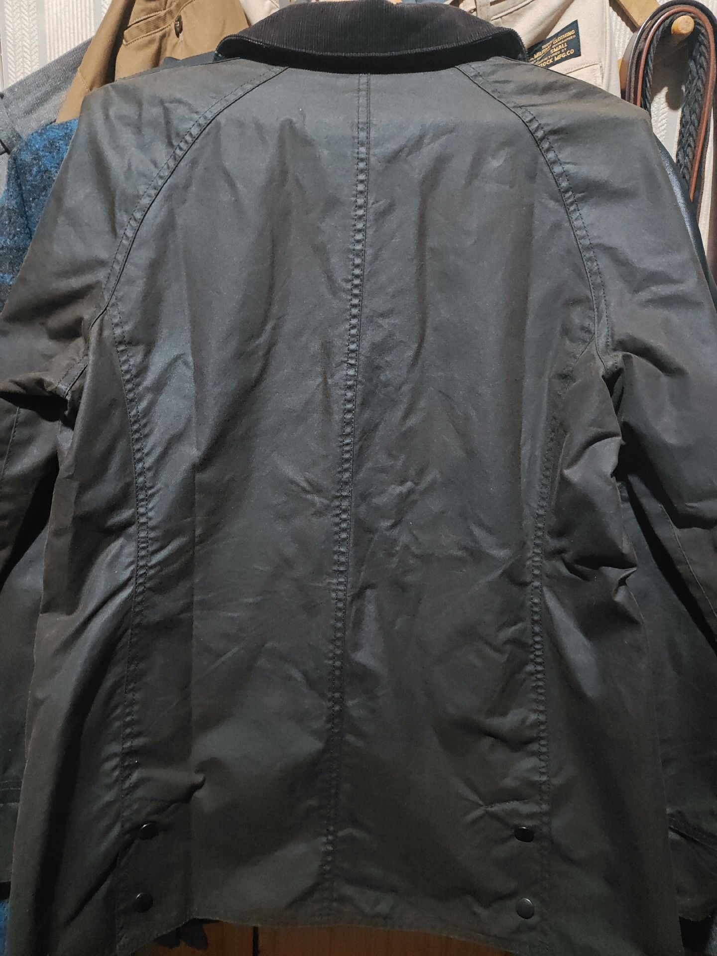 Barbour Barbour Beadnell Waxed Jacket Check Sleeves Size S / US 4 / IT 40 - 5 Thumbnail