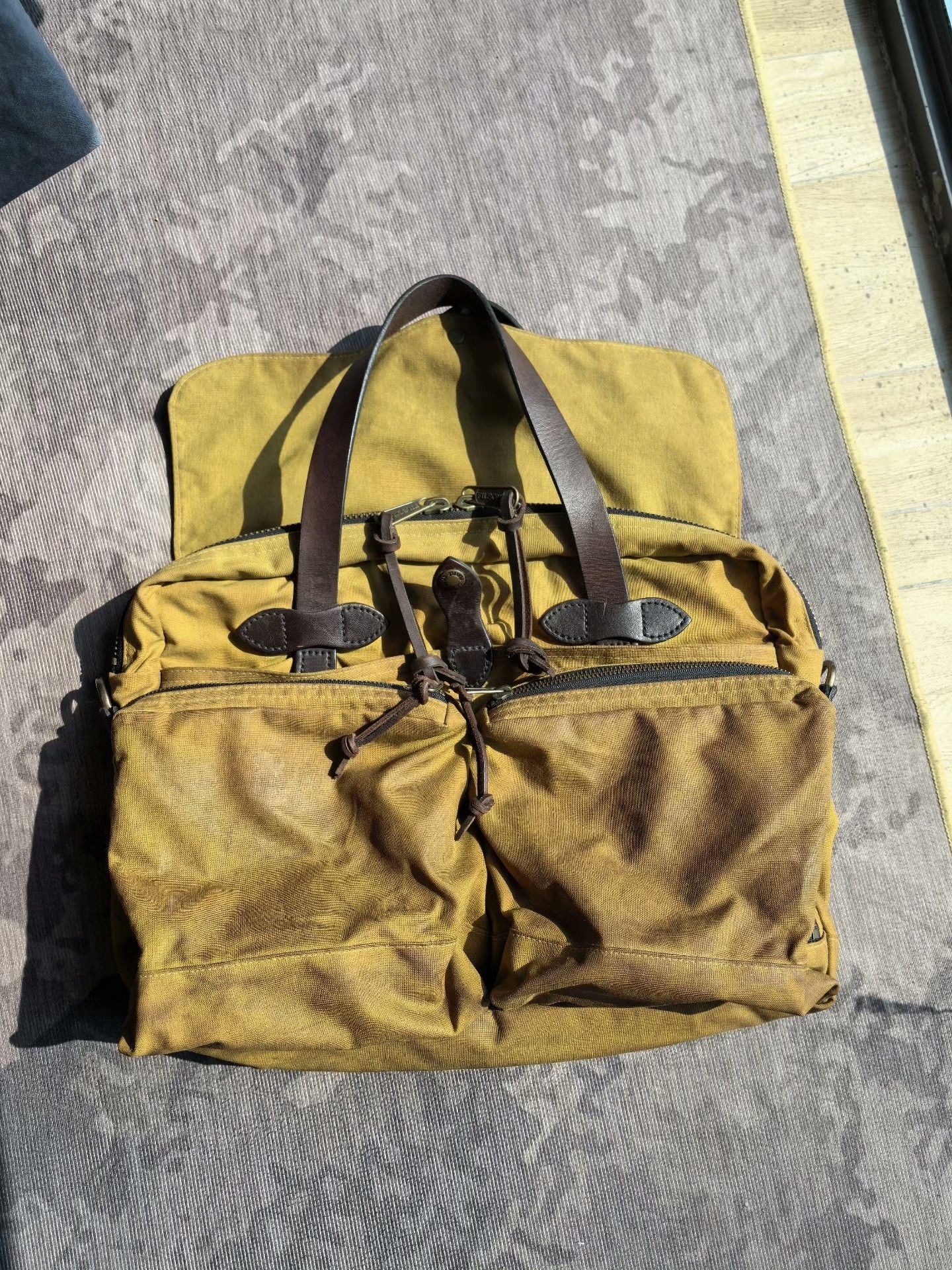 Filson Filson 70140 24h Waxed Canvas Briefcase Size ONE SIZE - 4 Thumbnail