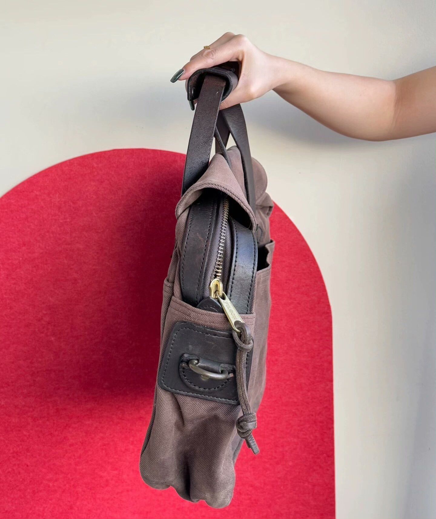 Filson Filson 70257 Canvas Crossbody Business Bag Size ONE SIZE - 4 Thumbnail