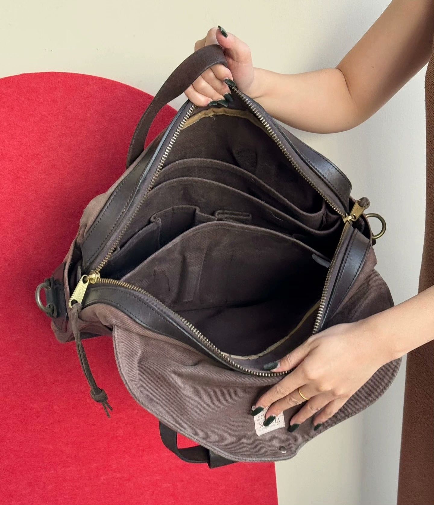 Filson Filson 70257 Canvas Crossbody Business Bag Size ONE SIZE - 5 Thumbnail