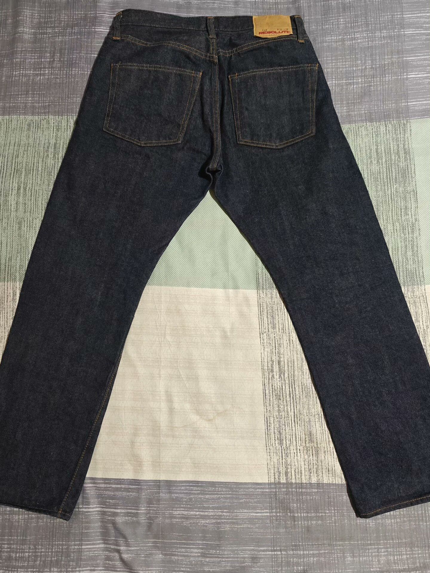 RESOLUTE RESOLUTE 710 Retro Slim Straight Raw Jeans Size US 32 / EU 48 - 3 Thumbnail