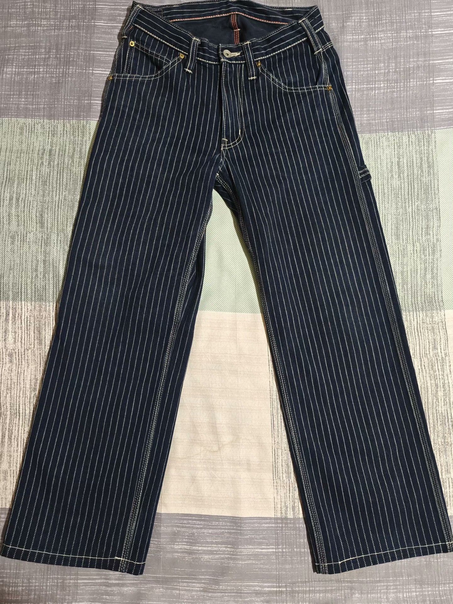Iron Heart Iron Heart 814 12oz High-Waist Painter Pants Size US 30 / EU 46 - 3 Thumbnail