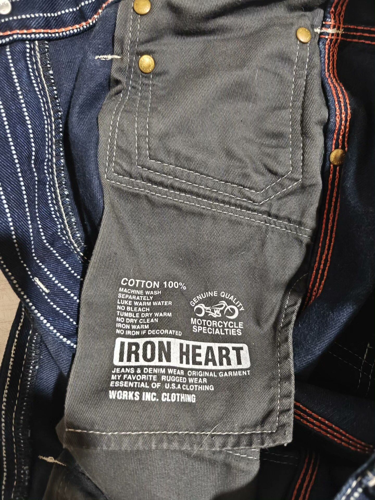 Iron Heart Iron Heart 814 12oz High-Waist Painter Pants Size US 30 / EU 46 - 9 Thumbnail