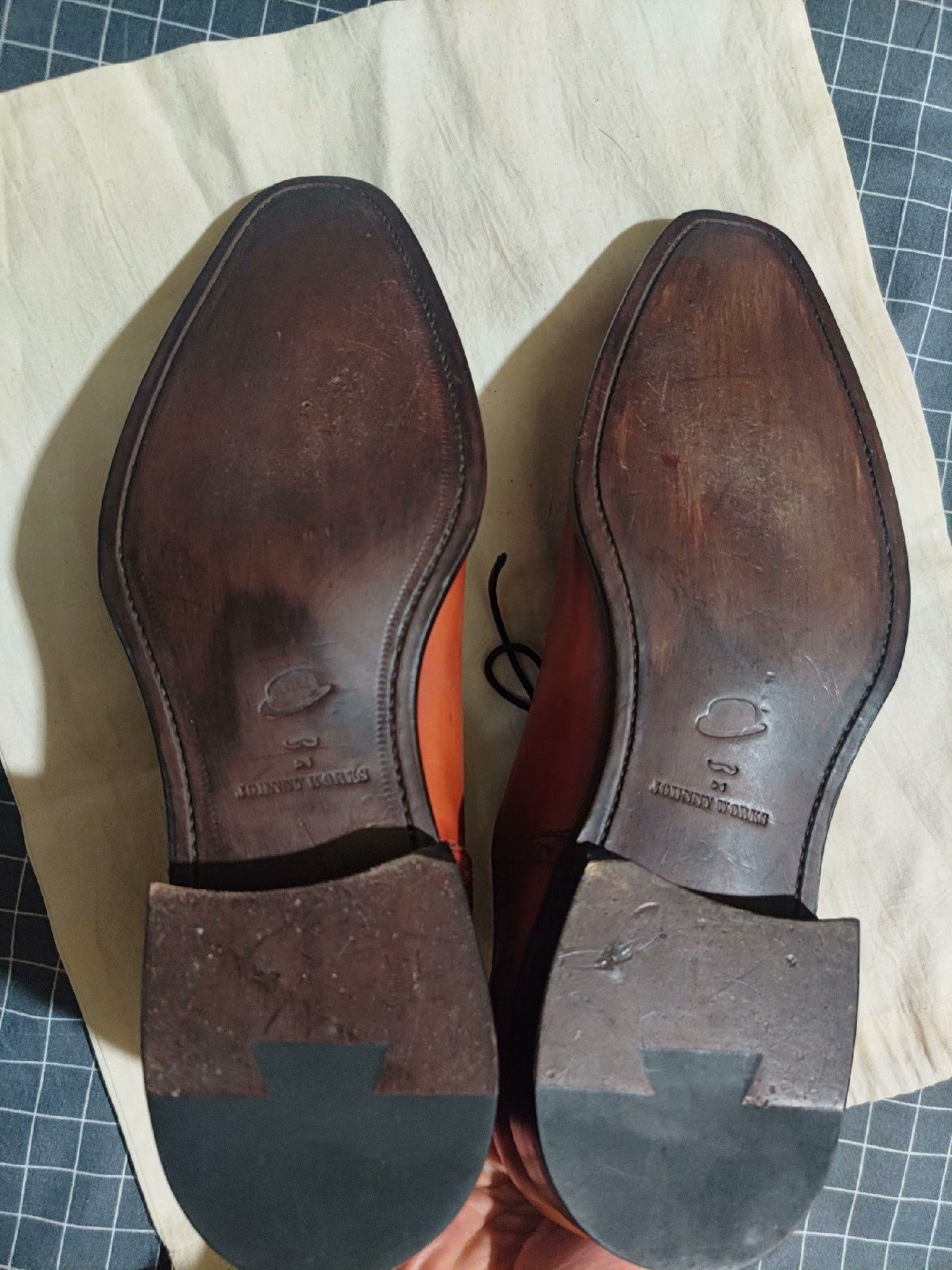 Vintage Goodyear Welt Leather Oxford Brogue Size US 10 / EU 43 - 6 Thumbnail