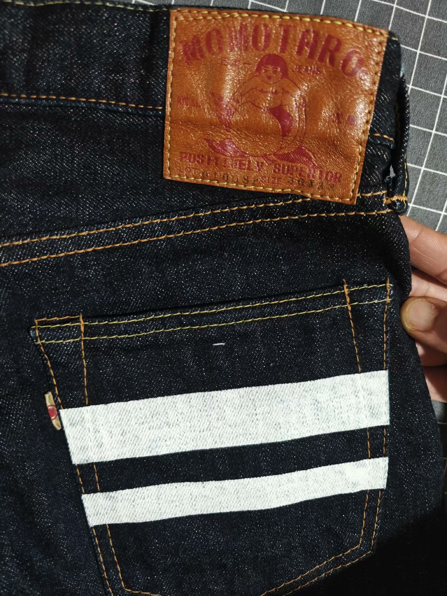 Momotaro Jeans MOMOTARO 0105SP Selvedge Denim Jeans Size US 30 / EU 46 - 8 Thumbnail