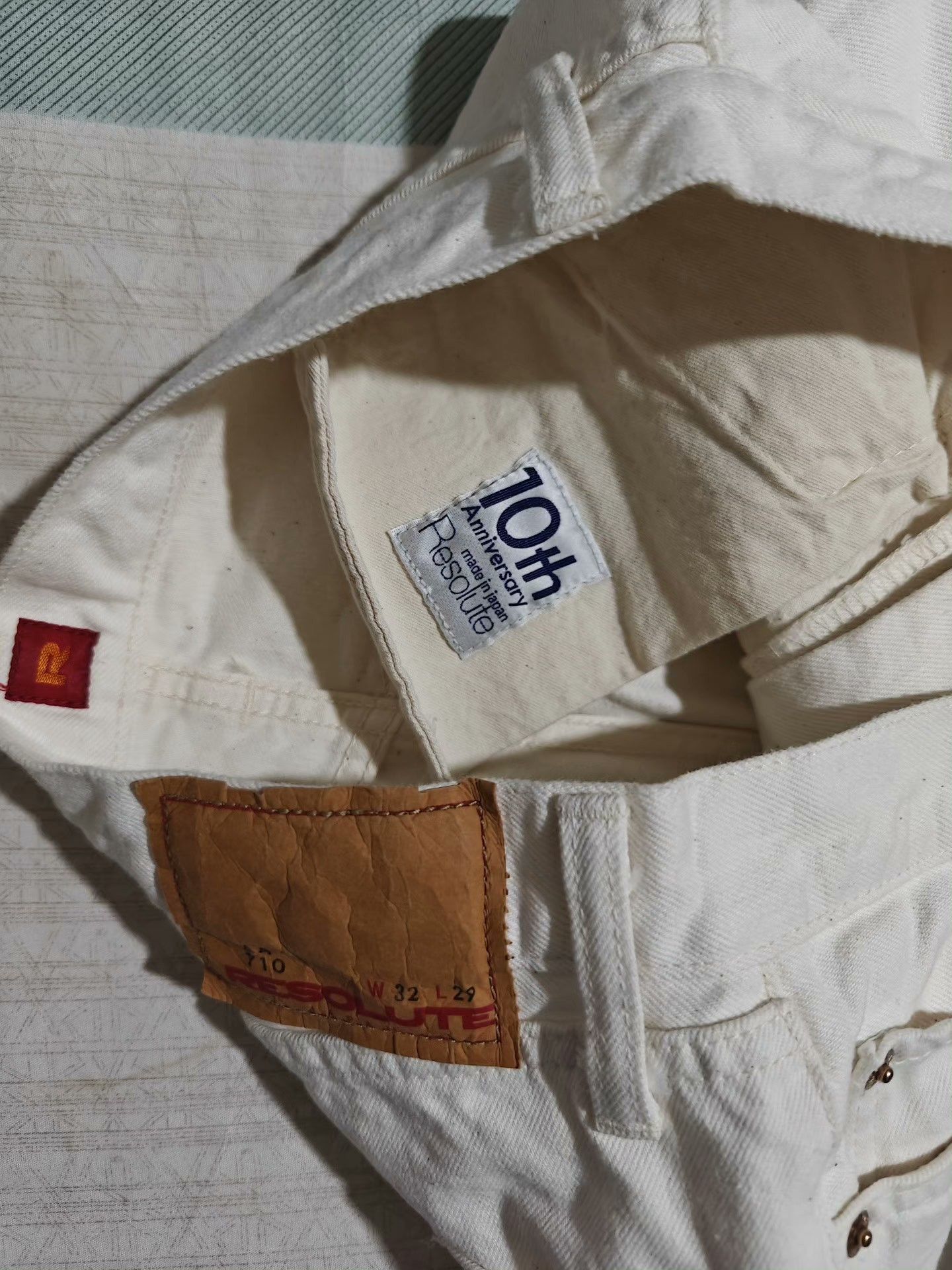 RESOLUTE RESOLUTE 710 10th Anniv White Limited Jeans Size US 32 / EU 48 - 4 Thumbnail