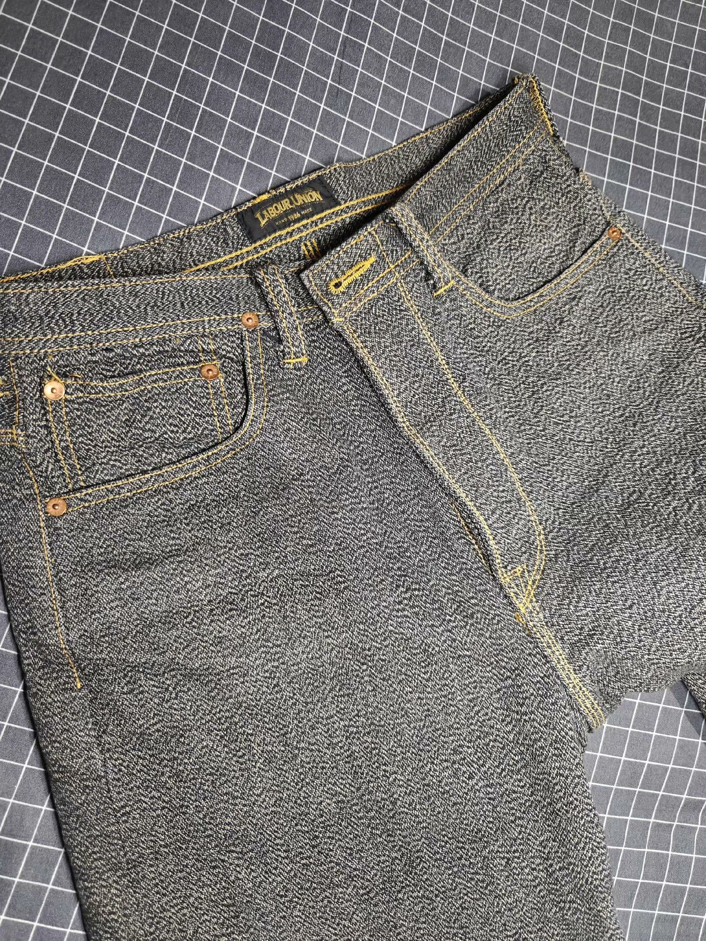 Mastercraft Union Labour Union Vintage High-Waist Wide-Leg Pants Size US 30 / EU 46 - 7 Thumbnail