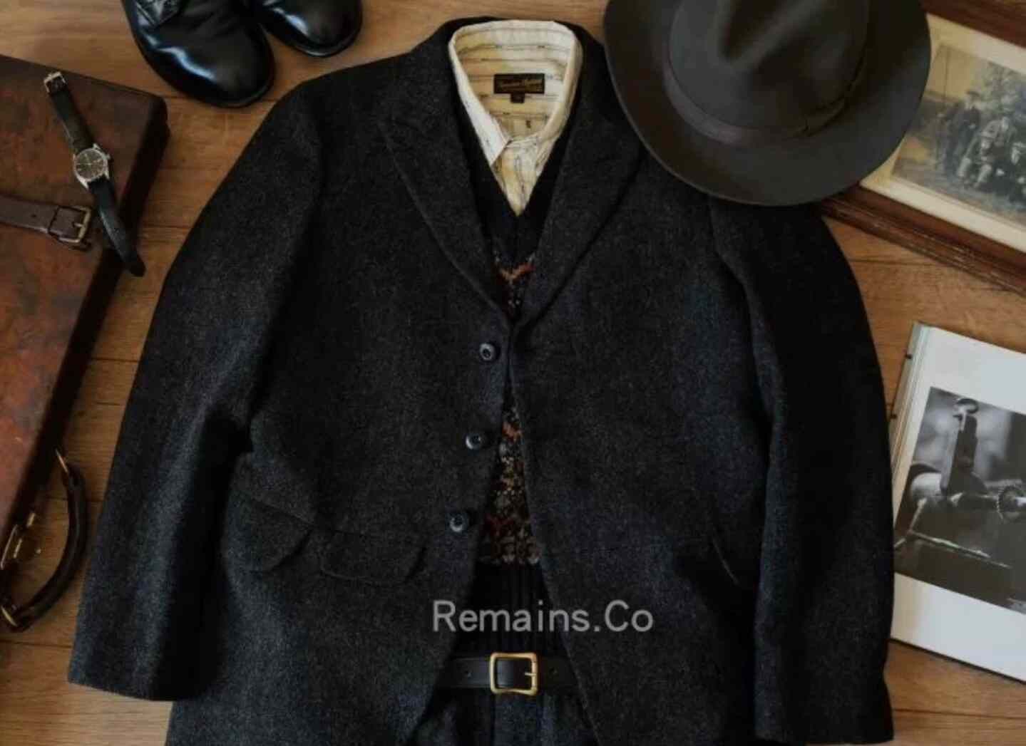 Vintage 1920s Vintage Tweed Suit Set Size US XXS / EU 40 - 2 Thumbnail