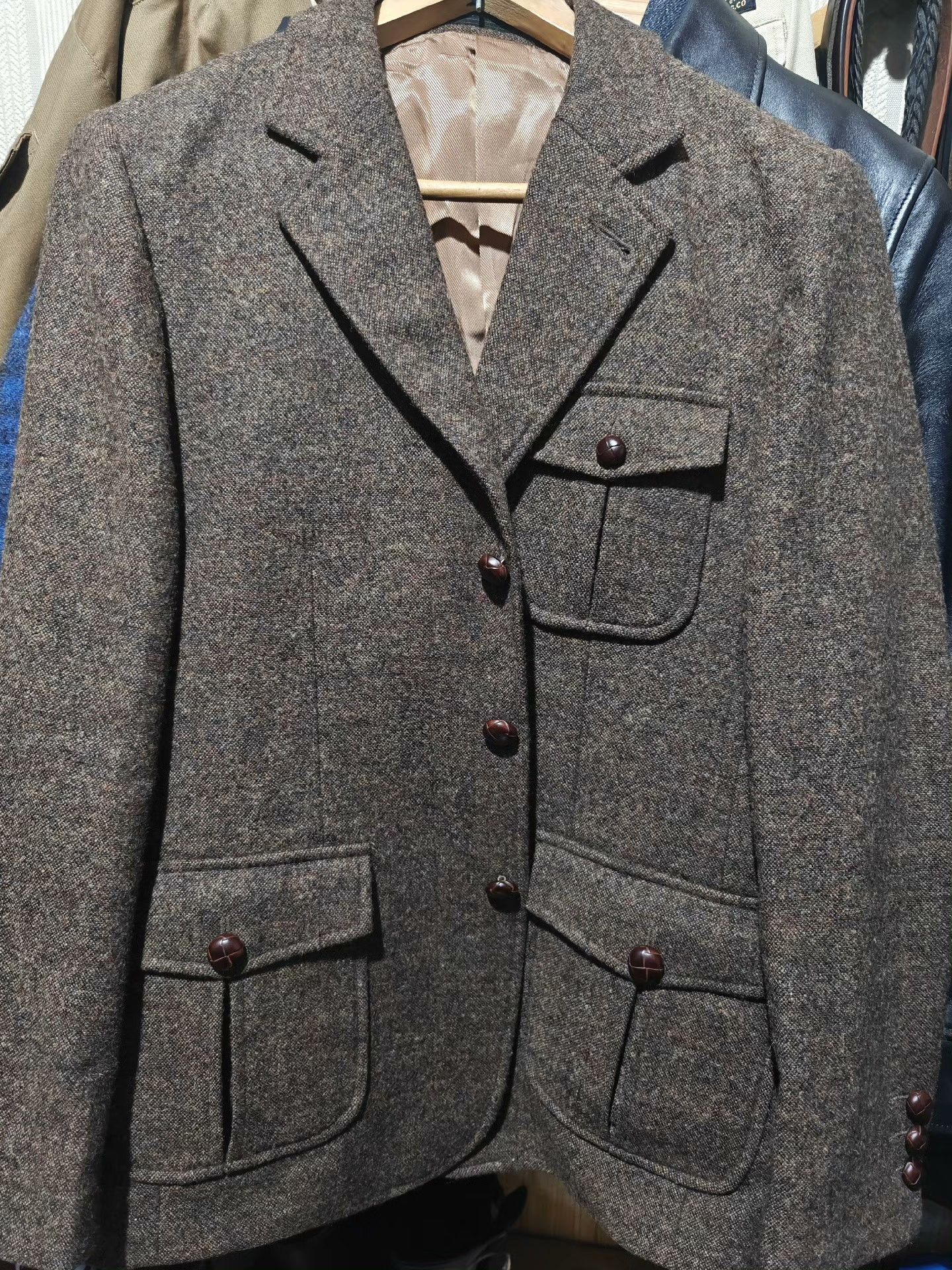 RRL Ralph Lauren American Retro Tweed Hunting Wool Blazer Size US M / EU 48-50 / 2 - 3 Thumbnail
