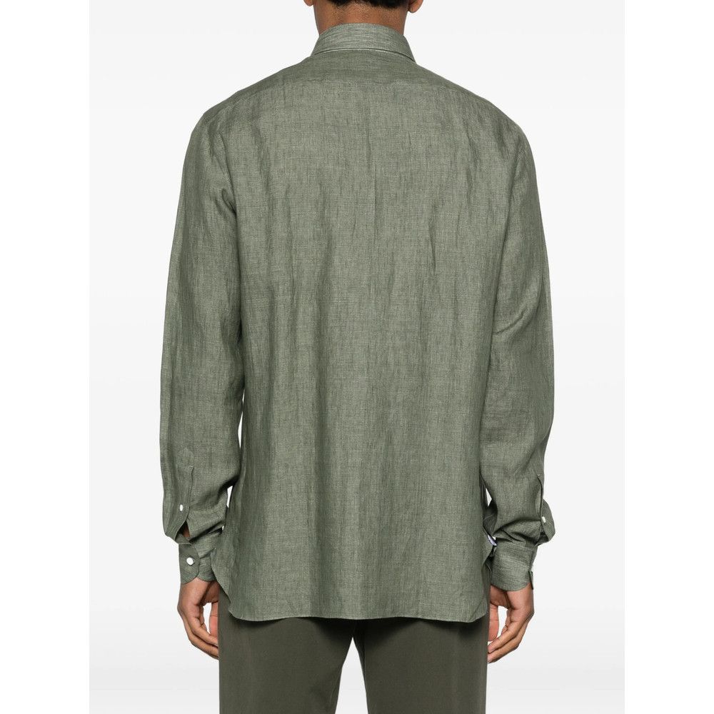 Isaia Isaia GREEN Shirts Size US XS / EU 42 / 0 - 3 Thumbnail