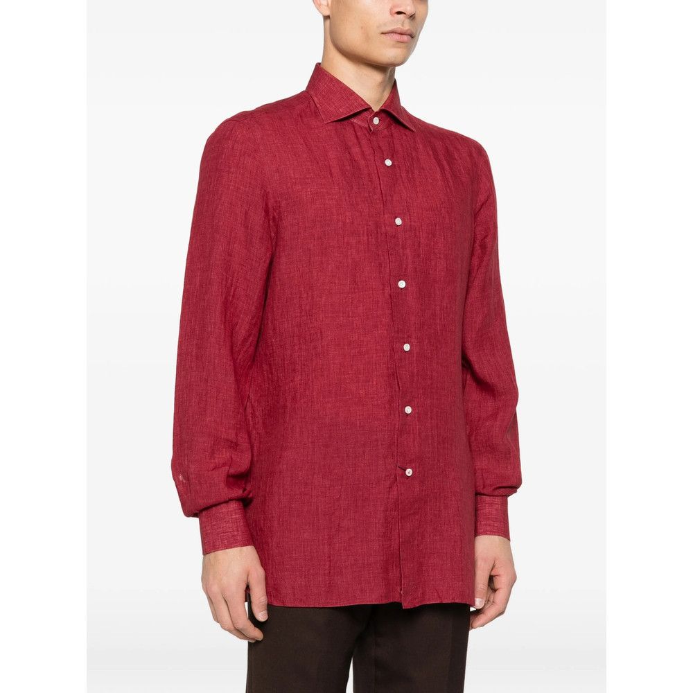 Isaia Isaia RED Shirts Size US L / EU 52-54 / 3 - 3 Thumbnail