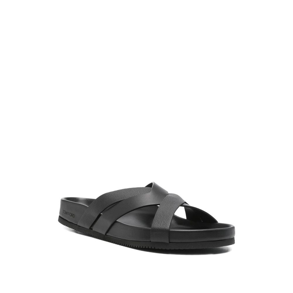 Tom Ford Tom Ford BLACK Sandals Size US 7 / EU 40 - 4 Thumbnail