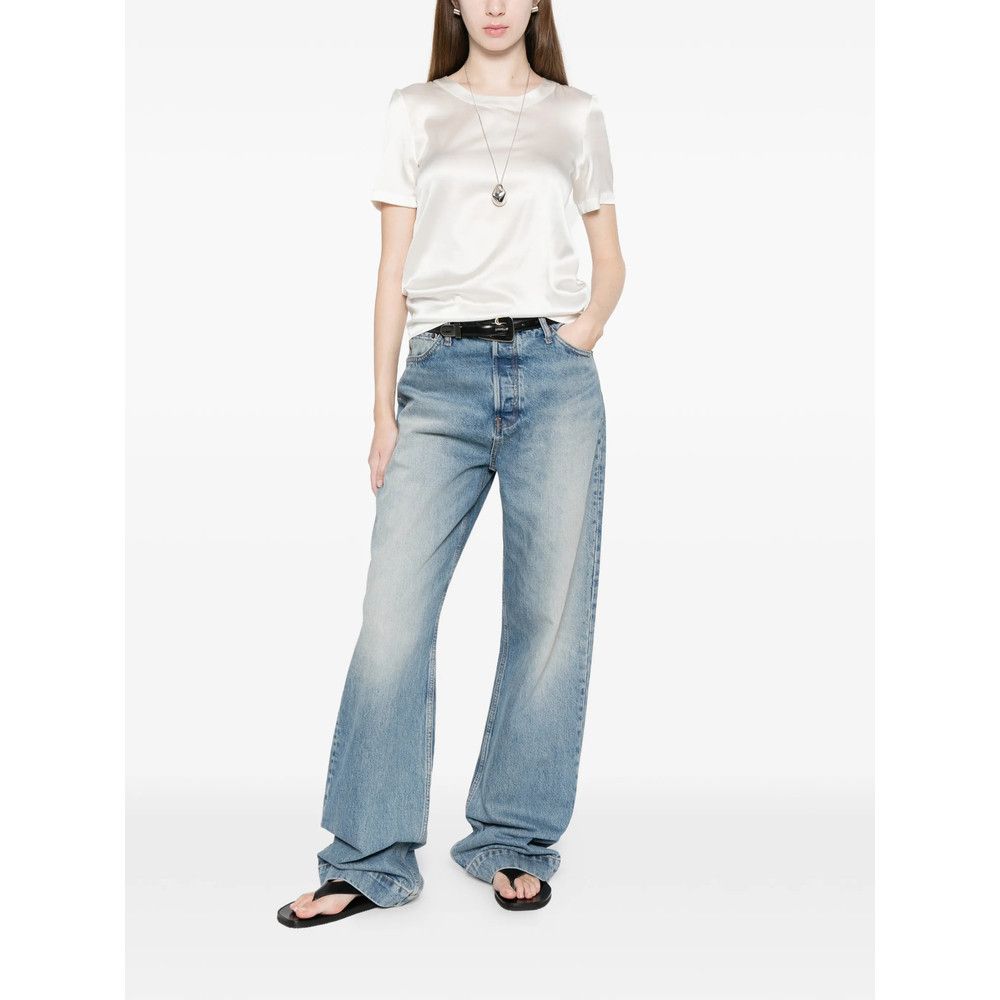 Mazzarelli Mazzarelli WHITE Tops - Blouses Size S / US 4 / IT 40 - 2 Thumbnail