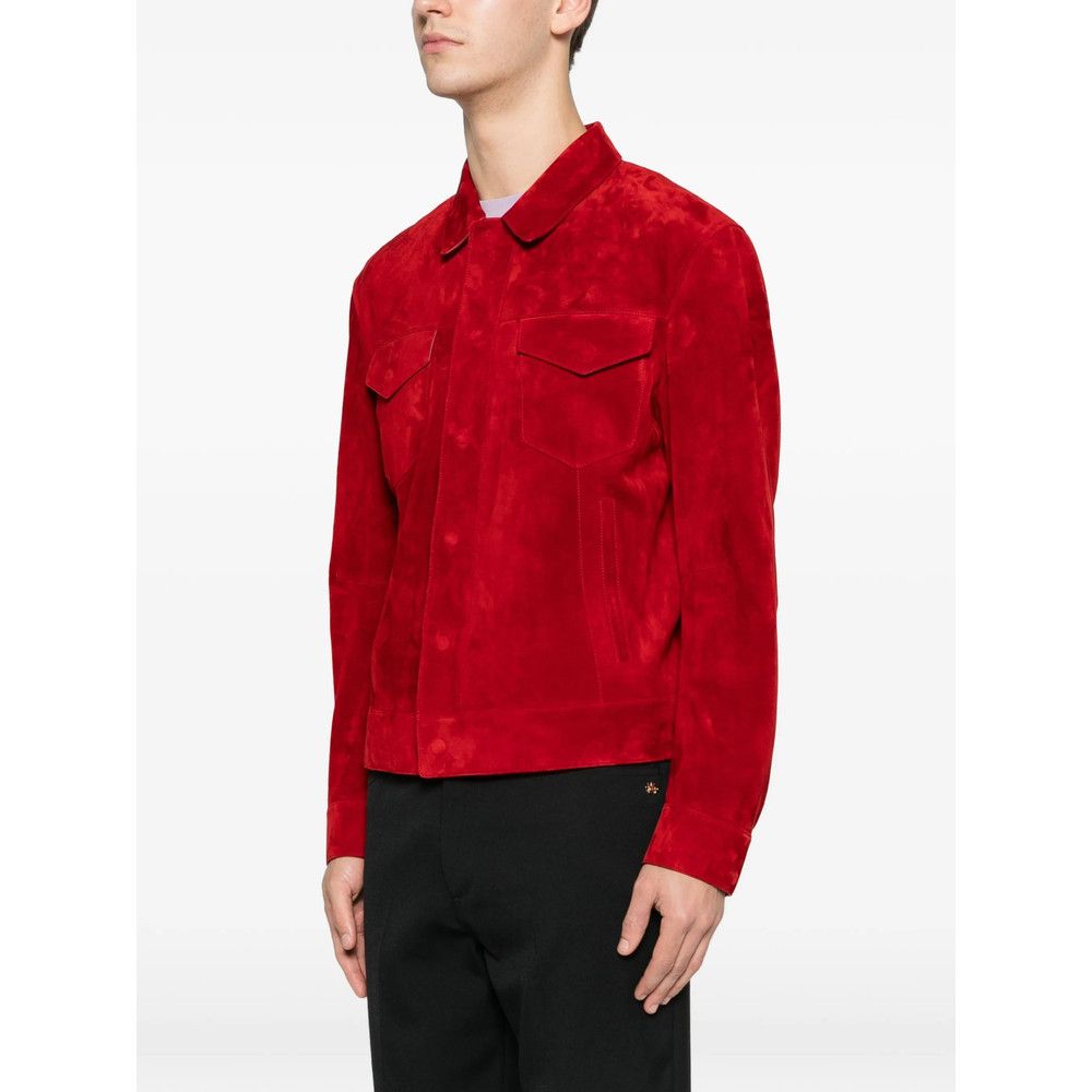 Tom Ford Tom Ford RED Jackets - Leather Jackets Size US L / EU 52-54 / 3 - 3 Thumbnail