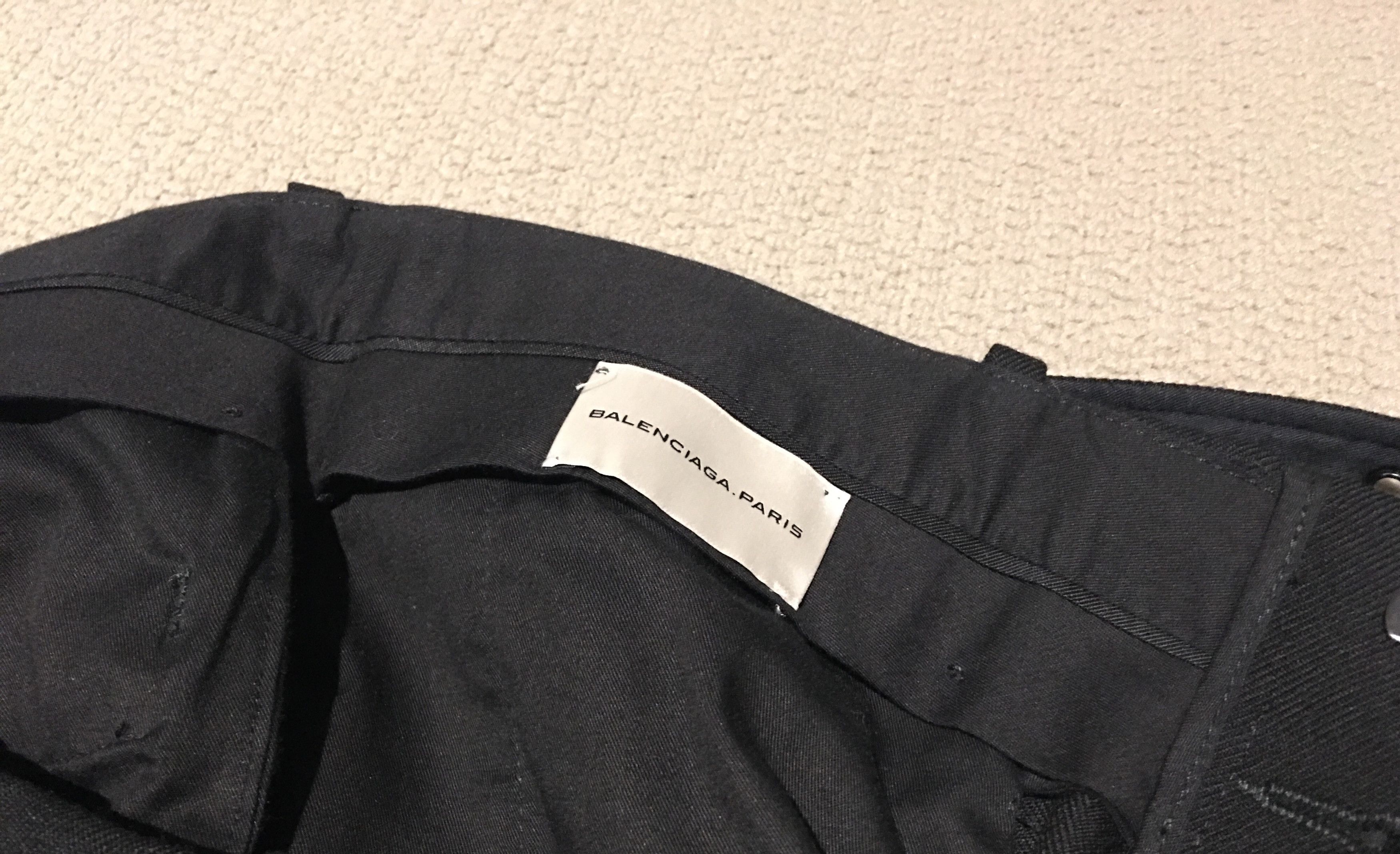 Balenciaga Warm wool pants with half embedded belt Size US 32 / EU 48 - 5 Thumbnail