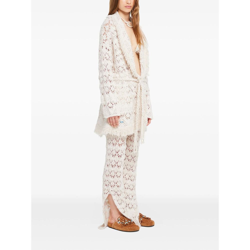 Alanui Alanui WHITE Knitwear - Cardigans Size S / US 4 / IT 40 - 4 Thumbnail