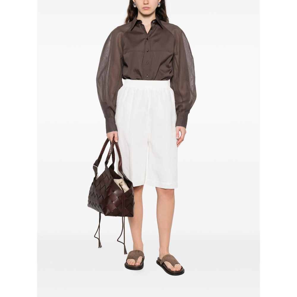 Brunello Cucinelli Brunello Cucinelli BROWN Tops - Shirts Size S / US 4 / IT 40 - 3 Thumbnail