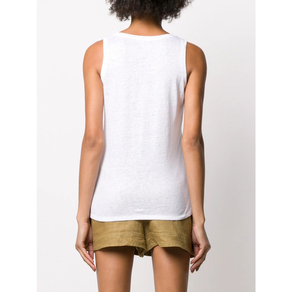 MAJESTIC FILATURES Majestic Filatures WHITE Tops - Vests & Tank Tops Size L / US 10 / IT 46 - 3 Thumbnail
