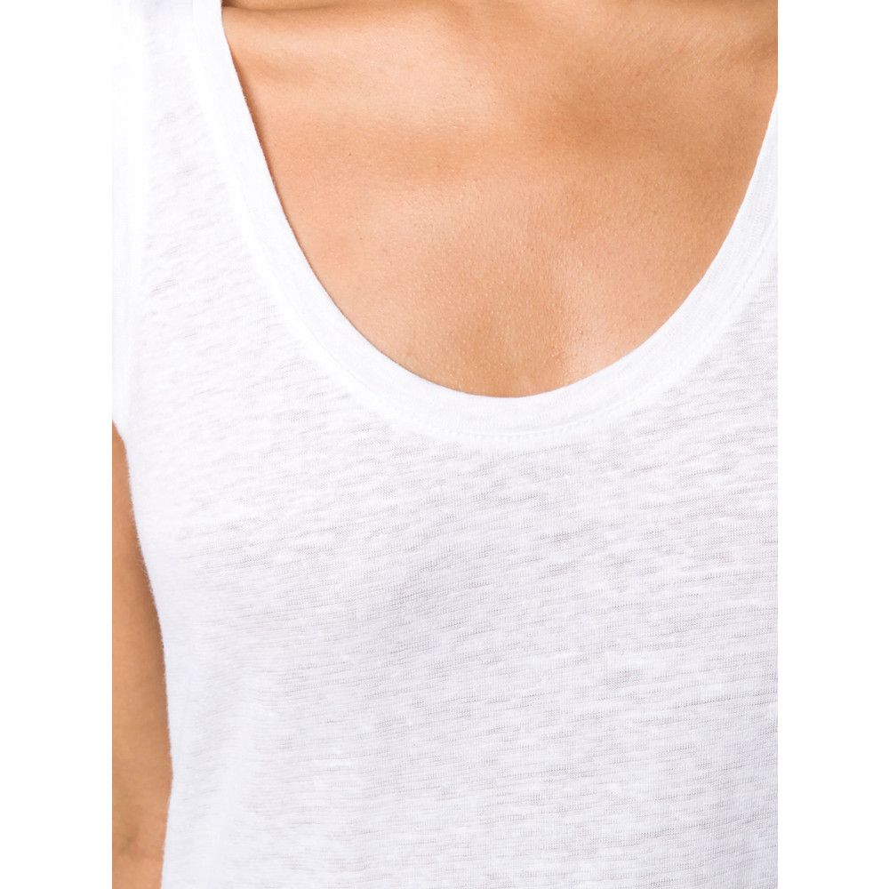 MAJESTIC FILATURES Majestic Filatures WHITE Tops - Vests & Tank Tops Size L / US 10 / IT 46 - 2 Thumbnail