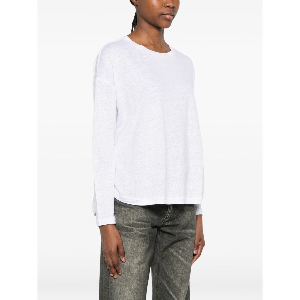 MAJESTIC FILATURES Majestic Filatures WHITE Tops - T-shirts & Jerseys Size M / US 6-8 / IT 42-44 - 4 Thumbnail
