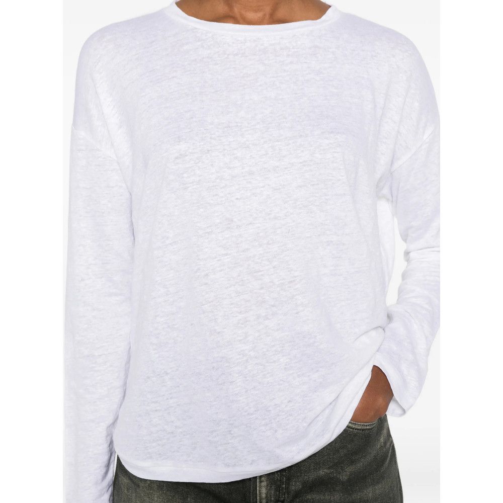 MAJESTIC FILATURES Majestic Filatures WHITE Tops - T-shirts & Jerseys Size M / US 6-8 / IT 42-44 - 5 Thumbnail