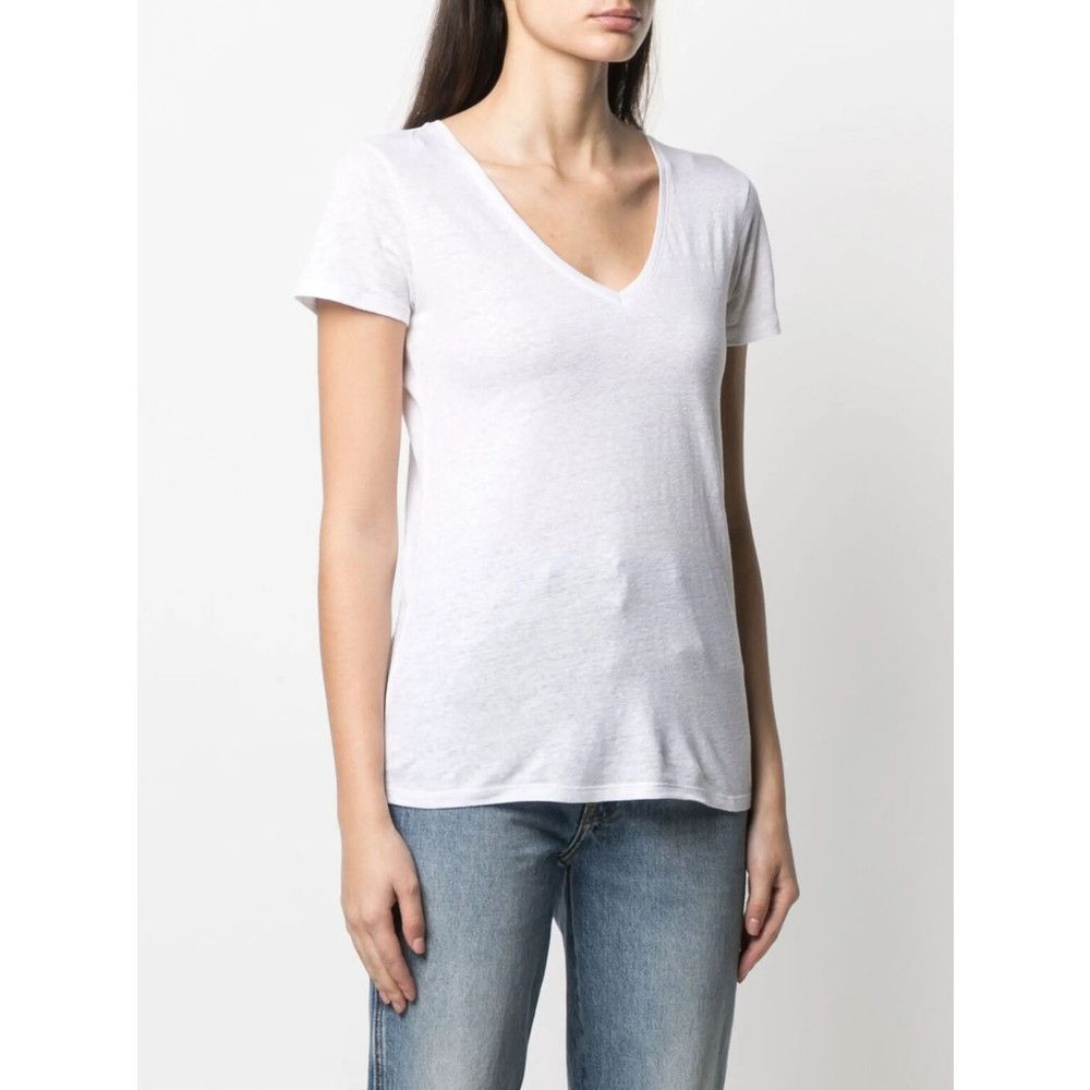 MAJESTIC FILATURES Majestic Filatures WHITE Tops - T-shirts & Jerseys Size M / US 6-8 / IT 42-44 - 5 Thumbnail