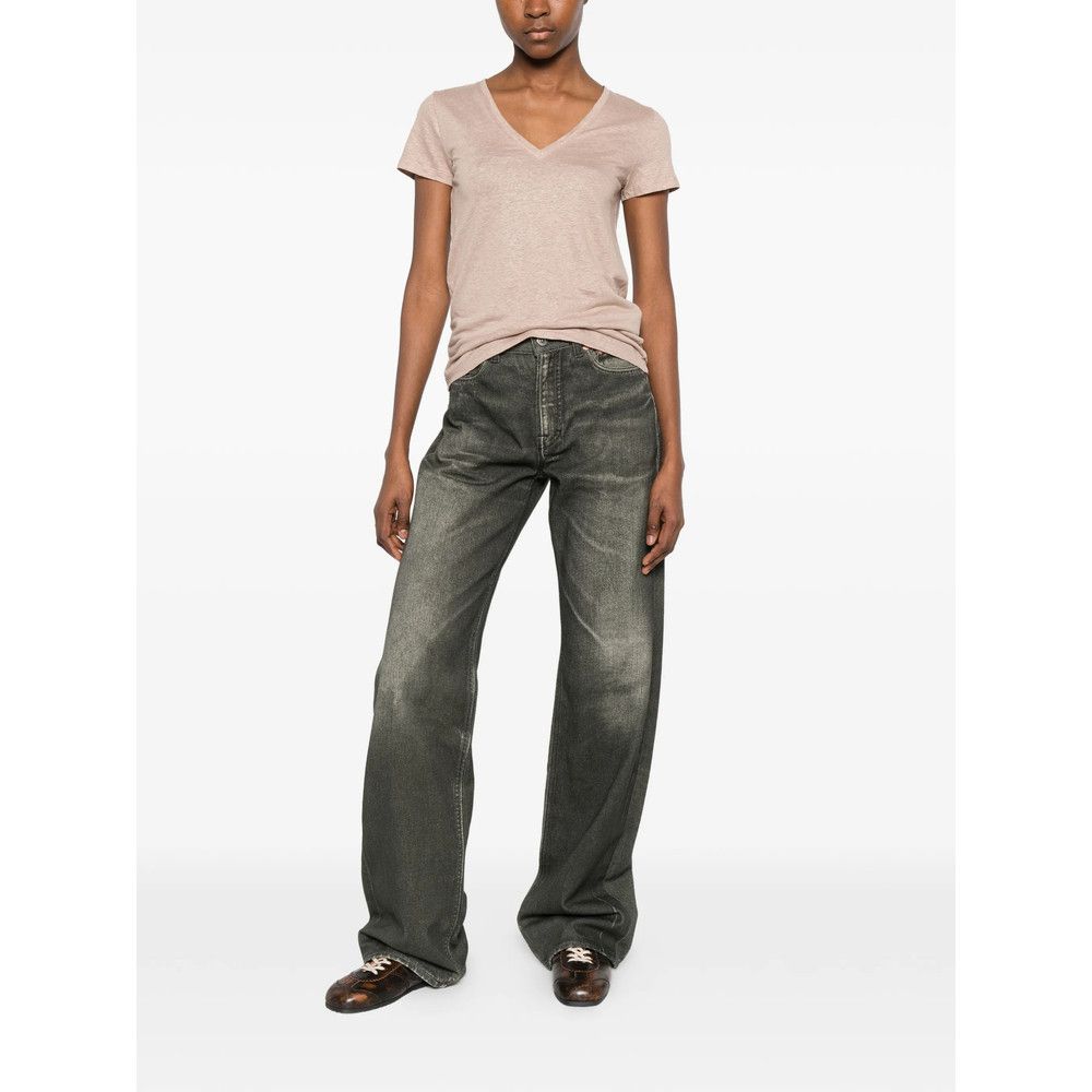 MAJESTIC FILATURES Majestic Filatures NEUTRALS Tops - T-shirts & Jerseys Size M / US 6-8 / IT 42-44 - 3 Thumbnail