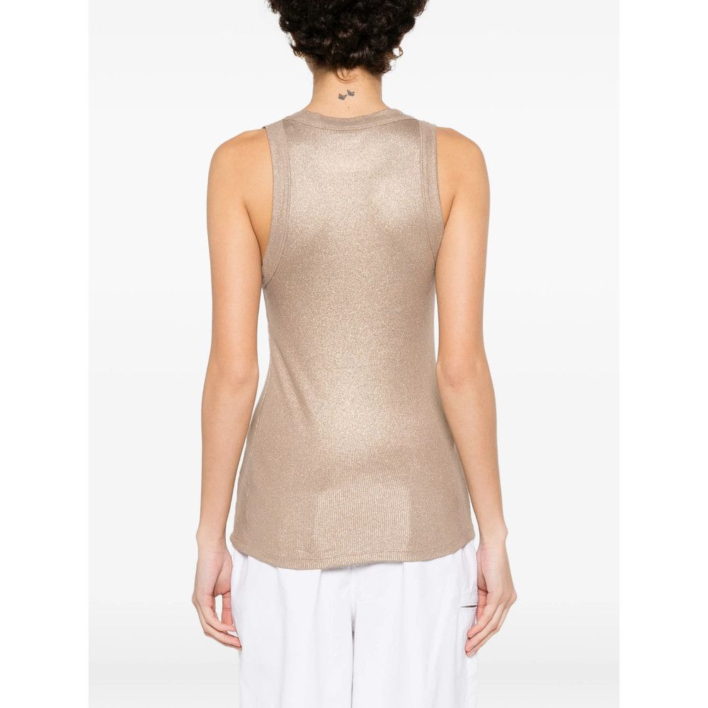 MAJESTIC FILATURES Majestic Filatures GOLD Tops - Vests & Tank Tops Size L / US 10 / IT 46 - 2 Thumbnail