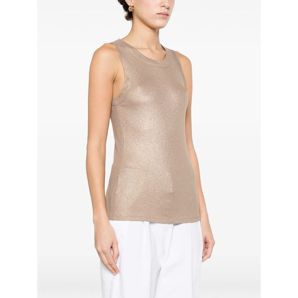 MAJESTIC FILATURES Majestic Filatures GOLD Tops - Vests & Tank Tops Size L / US 10 / IT 46 - 5 Thumbnail