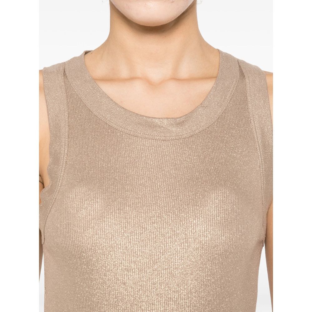 MAJESTIC FILATURES Majestic Filatures GOLD Tops - Vests & Tank Tops Size L / US 10 / IT 46 - 4 Thumbnail