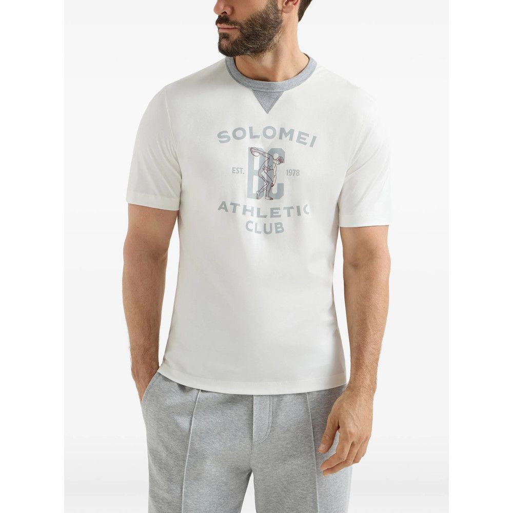 Brunello Cucinelli Brunello Cucinelli WHITE T-Shirts & Vests - T-Shirts Size US S / EU 44-46 / 1 - 2 Thumbnail
