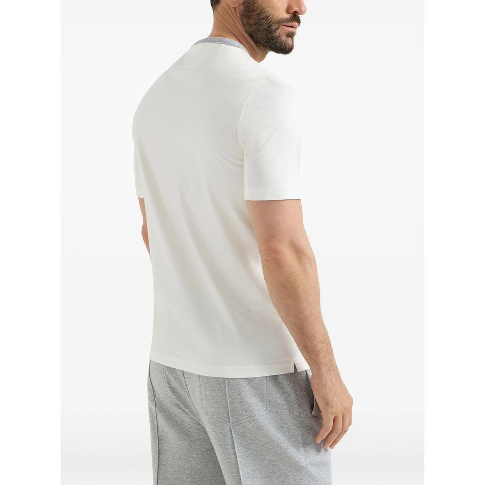 Brunello Cucinelli Brunello Cucinelli WHITE T-Shirts & Vests - T-Shirts Size US S / EU 44-46 / 1 - 4 Thumbnail