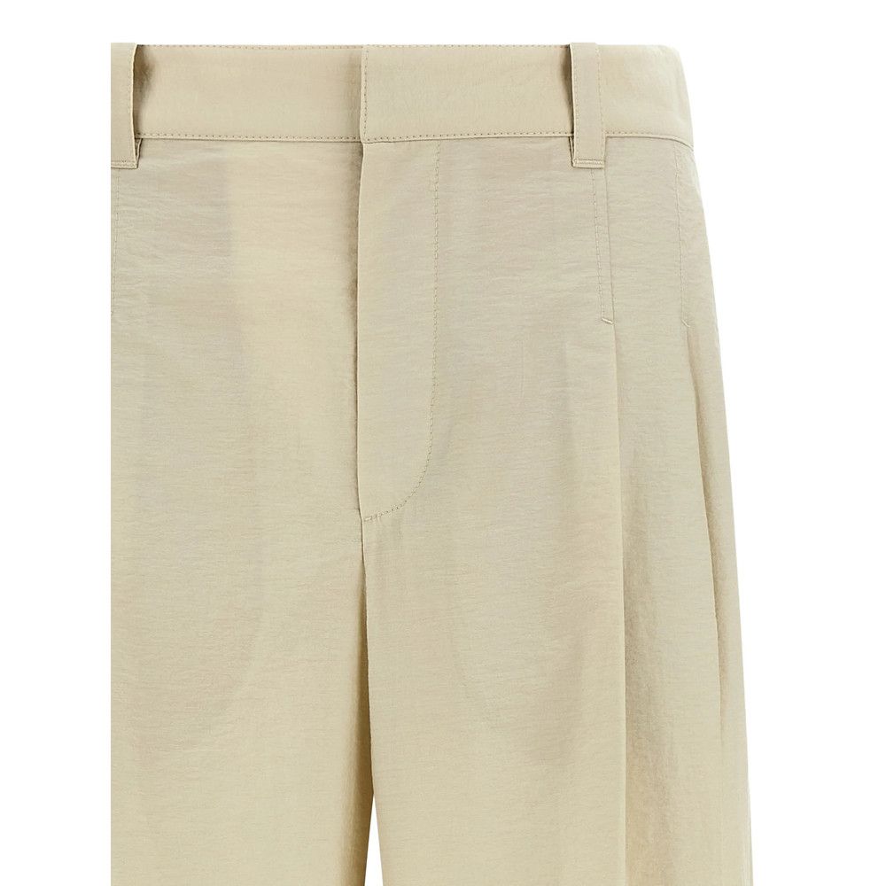 Brunello Cucinelli Brunello Cucinelli NEUTRALS Trousers - Tailored Trousers Size 28" / US 6 / IT 42 - 4 Thumbnail