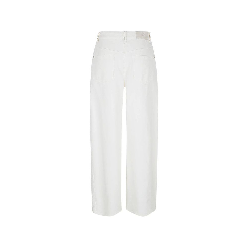 Brunello Cucinelli Brunello Cucinelli WHITE Trousers - Palazzo Pants Size 28" / US 6 / IT 42 - 2 Thumbnail