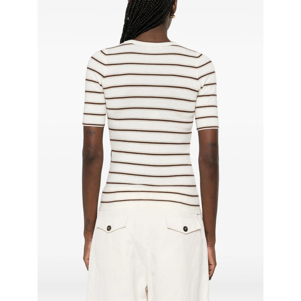 Brunello Cucinelli Brunello Cucinelli NEUTRALS Tops - T-shirts & Jerseys Size S / US 4 / IT 40 - 2 Thumbnail