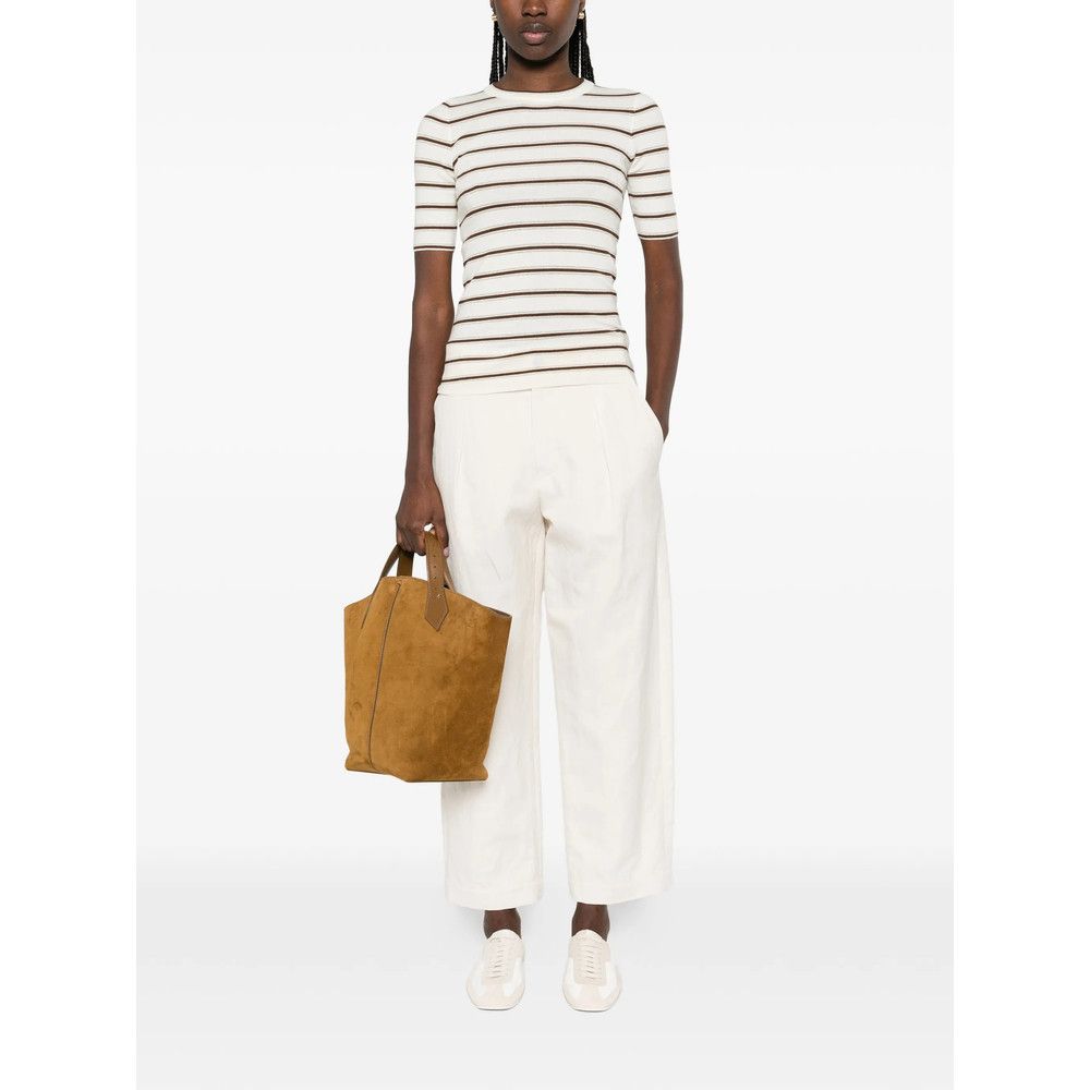 Brunello Cucinelli Brunello Cucinelli NEUTRALS Tops - T-shirts & Jerseys Size S / US 4 / IT 40 - 3 Thumbnail