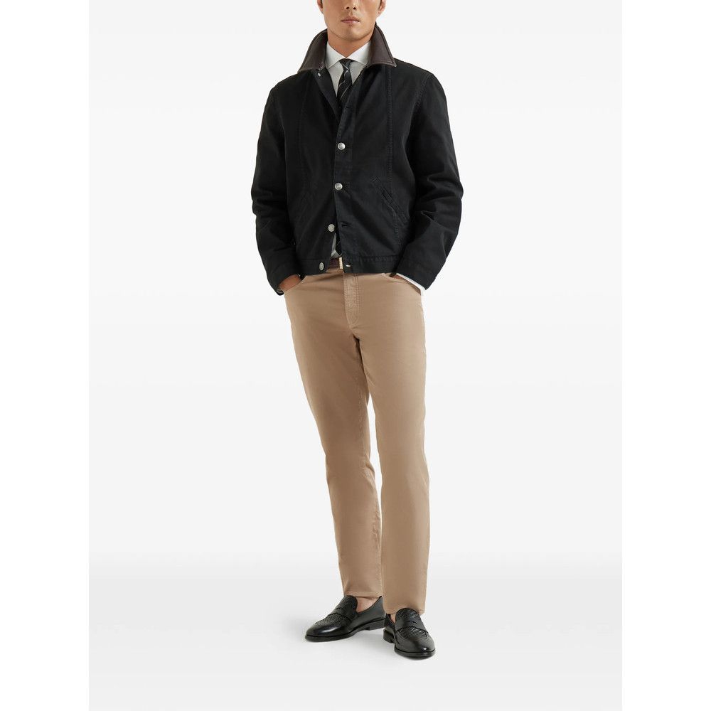 Brunello Cucinelli Brunello Cucinelli BLACK Jackets - Lightweight Jackets Size US L / EU 52-54 / 3 - 4 Thumbnail