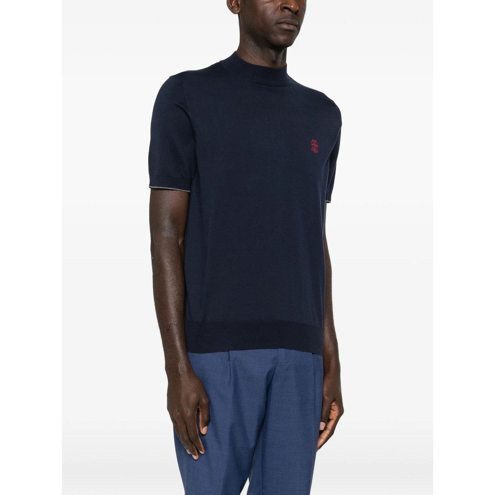 Brunello Cucinelli Brunello Cucinelli BLUE T-Shirts & Vests - T-Shirts Size US XXL / EU 58 / 5 - 3 Thumbnail