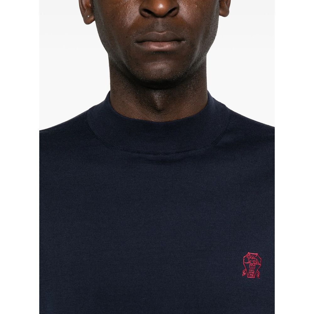 Brunello Cucinelli Brunello Cucinelli BLUE T-Shirts & Vests - T-Shirts Size US XXL / EU 58 / 5 - 4 Thumbnail