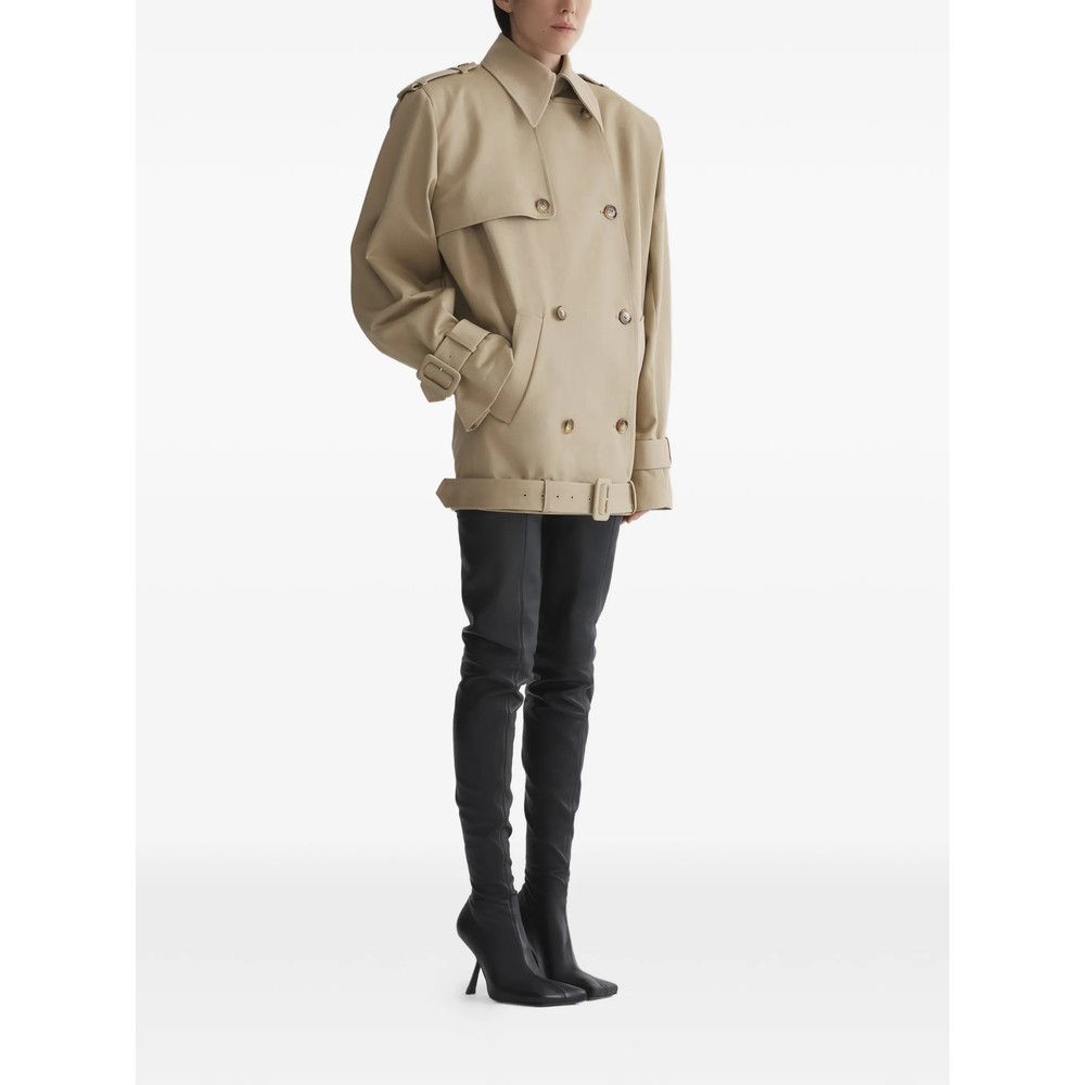 Mugler Mugler NEUTRALS Jackets - Biker Jackets Size M / US 6-8 / IT 42-44 - 4 Thumbnail