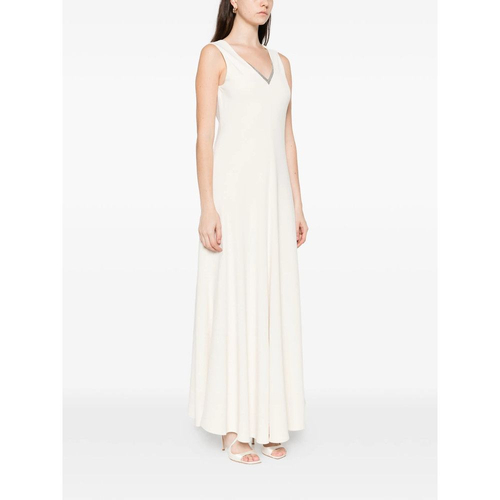 Brunello Cucinelli Brunello Cucinelli NEUTRALS Dresses - Bridal Dresses Size XS / US 0-2 / IT 36-38 - 4 Thumbnail