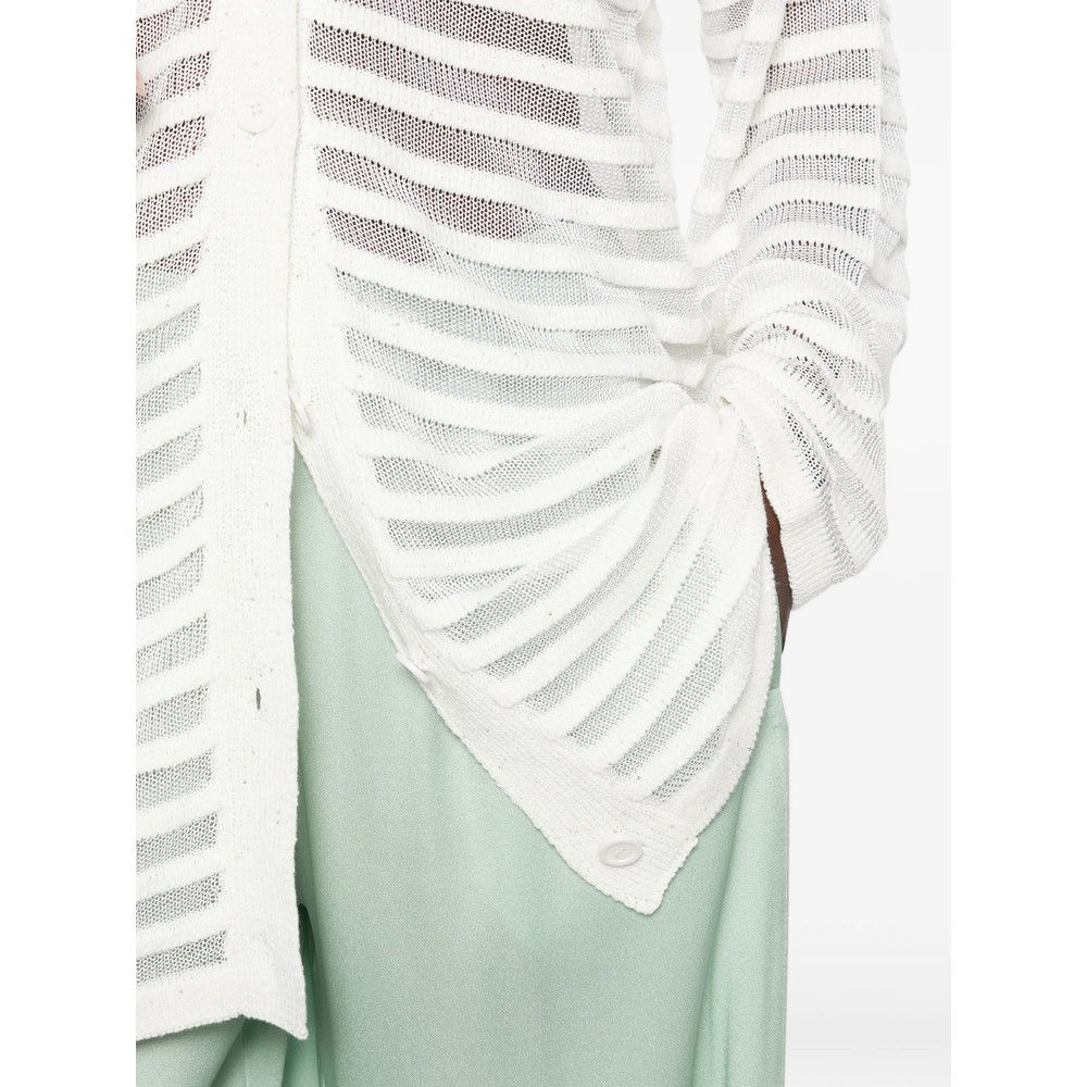 Fabiana Filippi Fabiana Filippi WHITE Knitwear - Cardigans Size S / US 4 / IT 40 - 2 Thumbnail