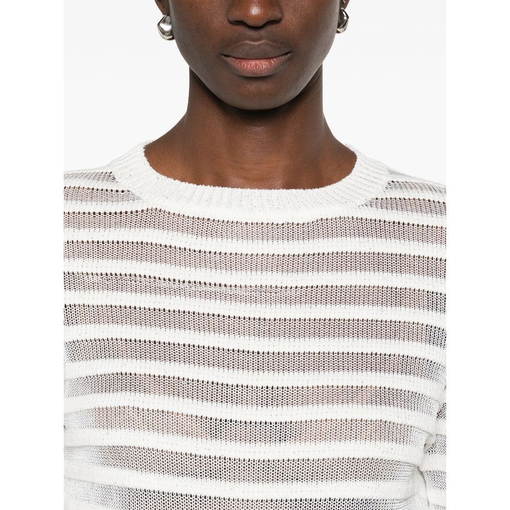 Fabiana Filippi Fabiana Filippi WHITE Knitwear - Jumpers Size M / US 6-8 / IT 42-44 - 2 Thumbnail