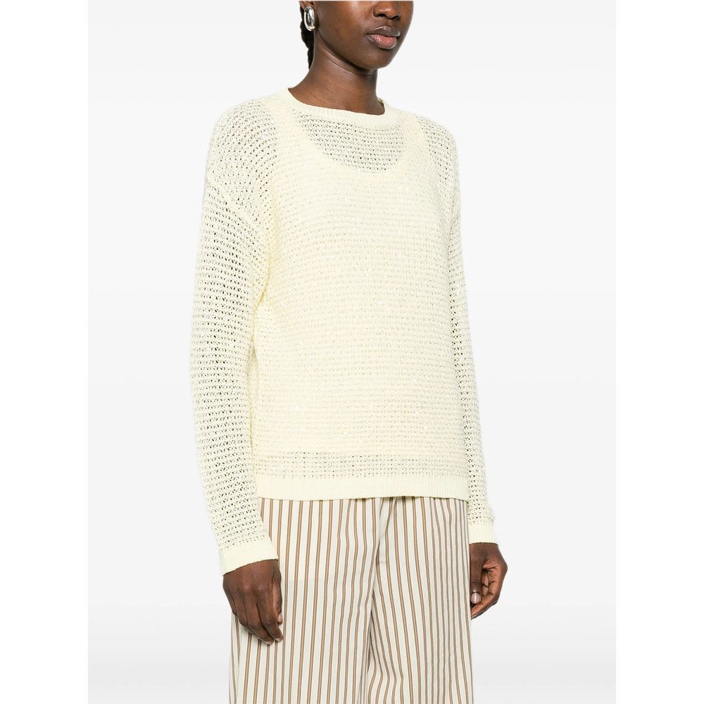 Fabiana Filippi Fabiana Filippi YELLOW Knitwear - Jumpers Size M / US 6-8 / IT 42-44 - 5 Thumbnail