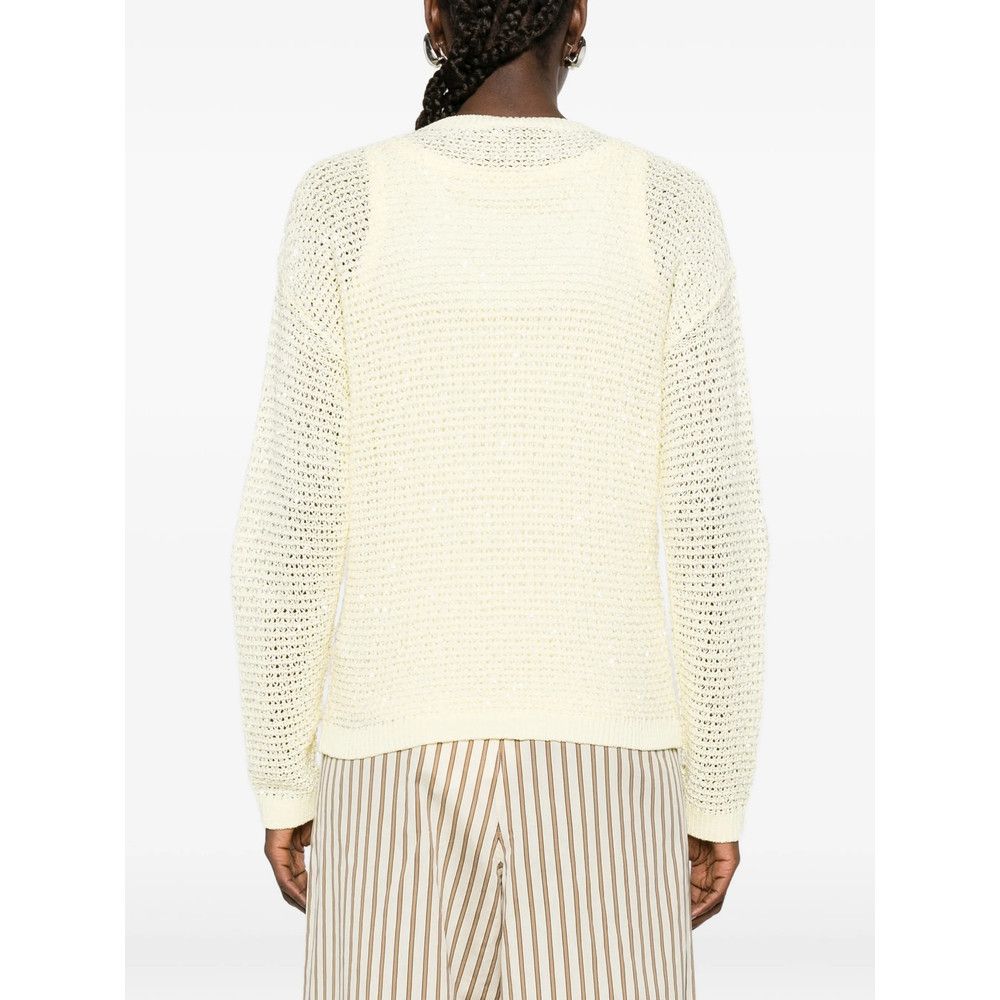 Fabiana Filippi Fabiana Filippi YELLOW Knitwear - Jumpers Size M / US 6-8 / IT 42-44 - 3 Thumbnail